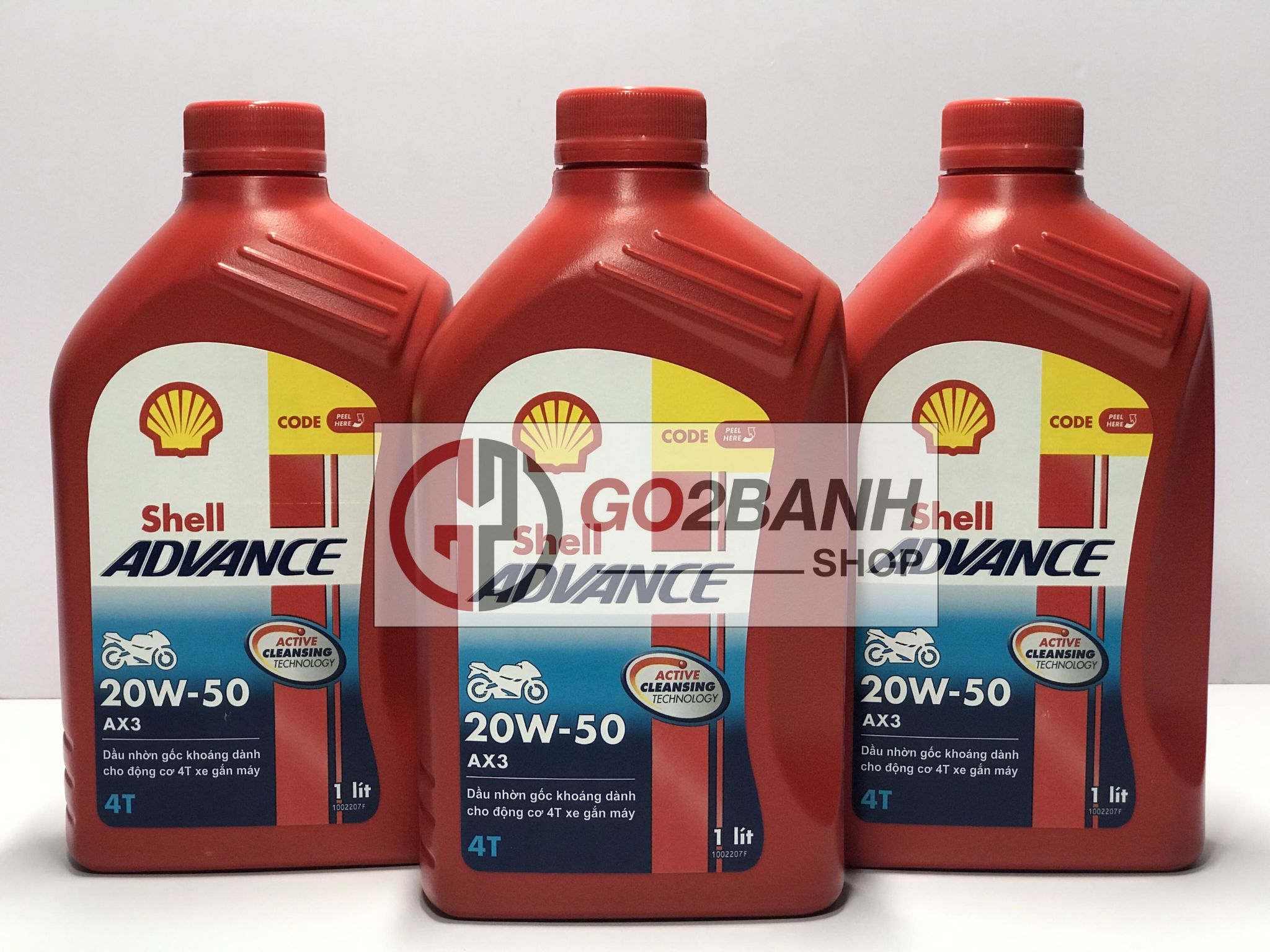 Nhớt shell advance ax3 20w50 xe số