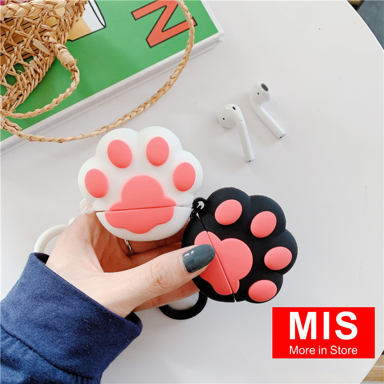 Hộp Đựng Tai Nghe Cho AirPods 1 2 Vỏ Nhựa Silicon Cứng Hoạt Hình Cartoon Cho AirPods Case Tai Nghe Bluetooth Không Dây Cho Vỏ AirPods TN009PK