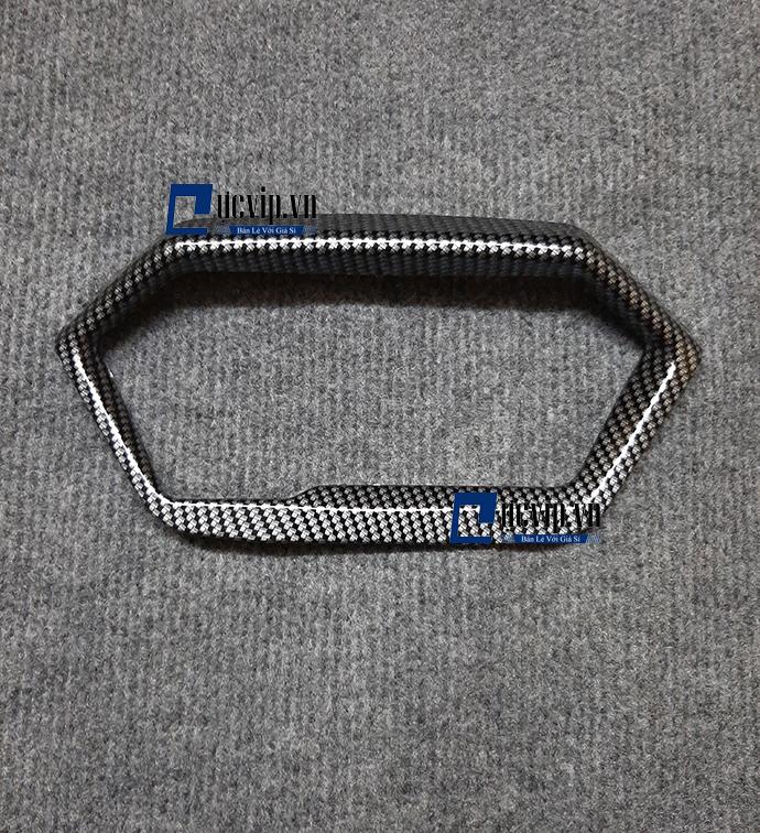 Ốp viền đồng hồ carbon gắn cho xe winner x ms1809