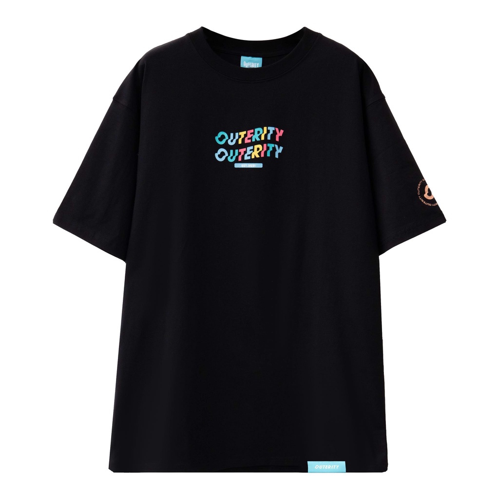 Áo color picker tee - black - outerity - orp102