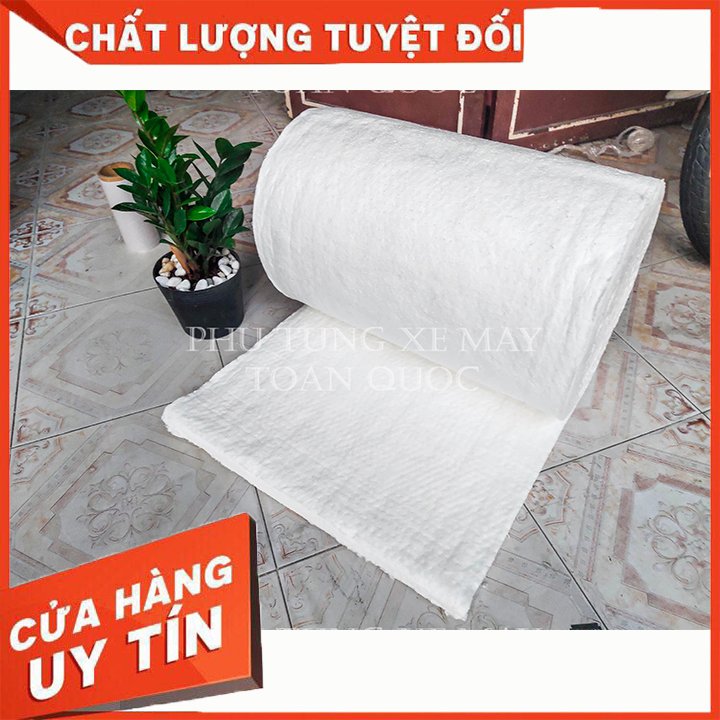 Nỉ Ceramic nhồi pô xe Bông gốm bảo ôn cách nhiệt chống cháy