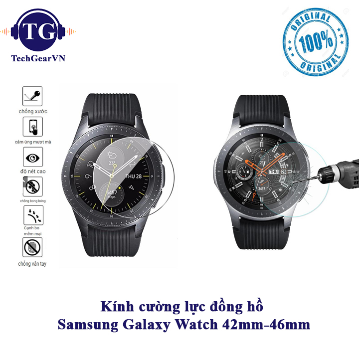 Kính cường lực chống xước cho Samsung Galaxy Watch 42mm-46mm