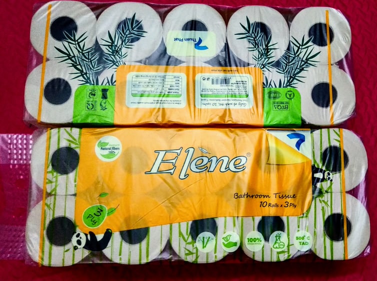 Giấy vệ sinh tre Elene