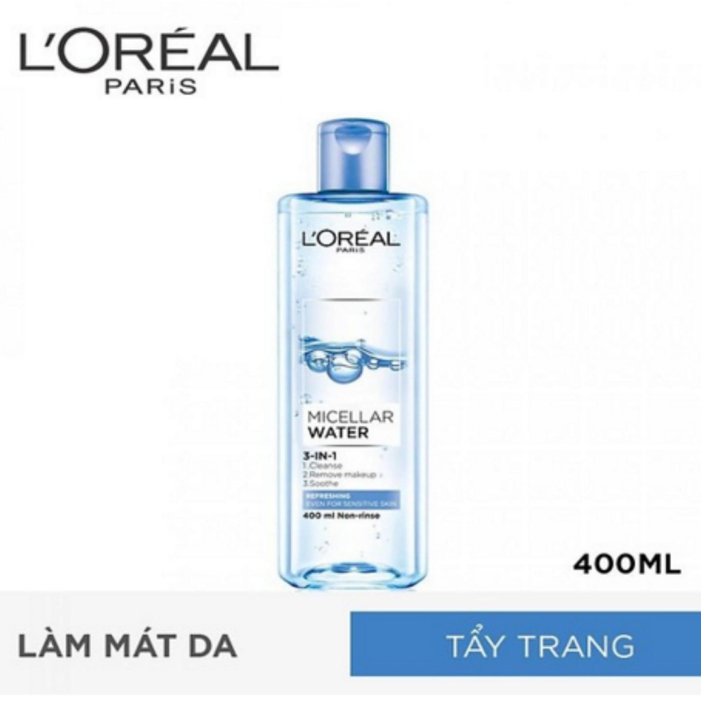 Nước tẩy trang Loreal Refreshing tươi mát da 400ml