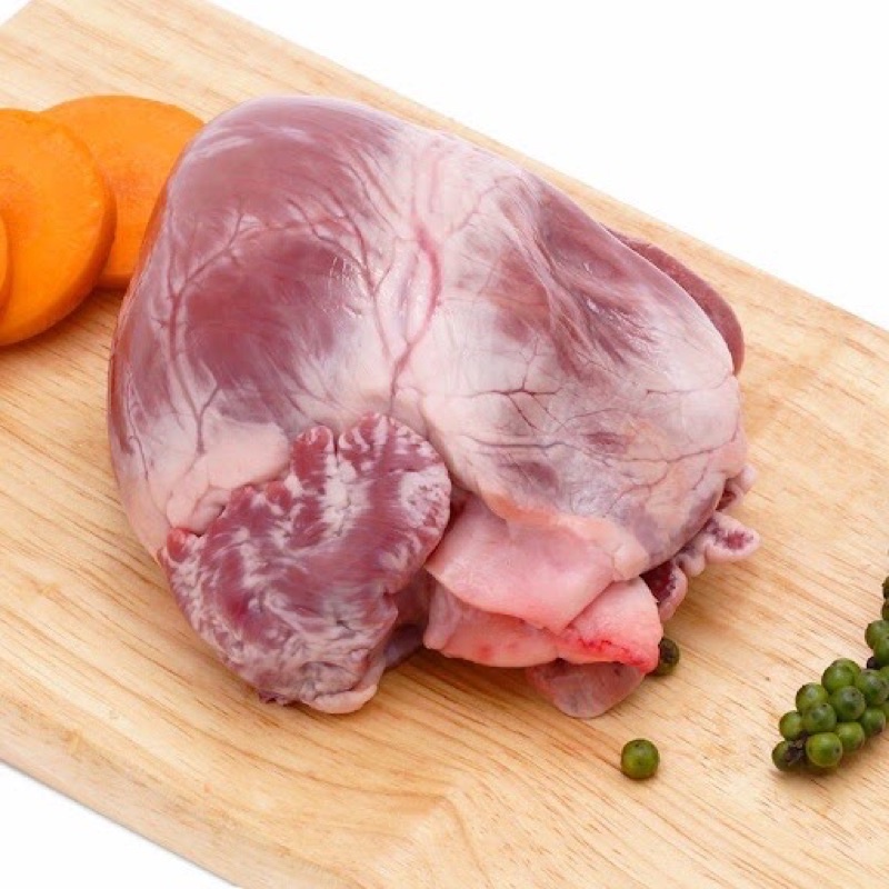 Tim heo nhập khẩu - khay 1kg (giao tphcm)