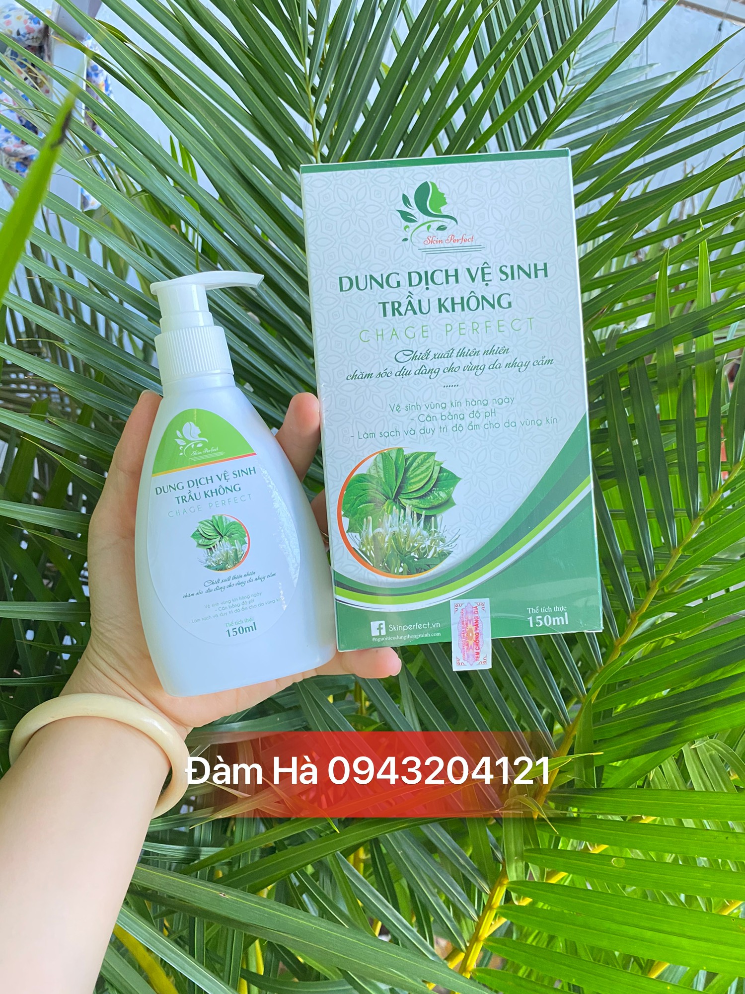 Dung dịch vệ sinh phụ nữ trầu không mẫu mới