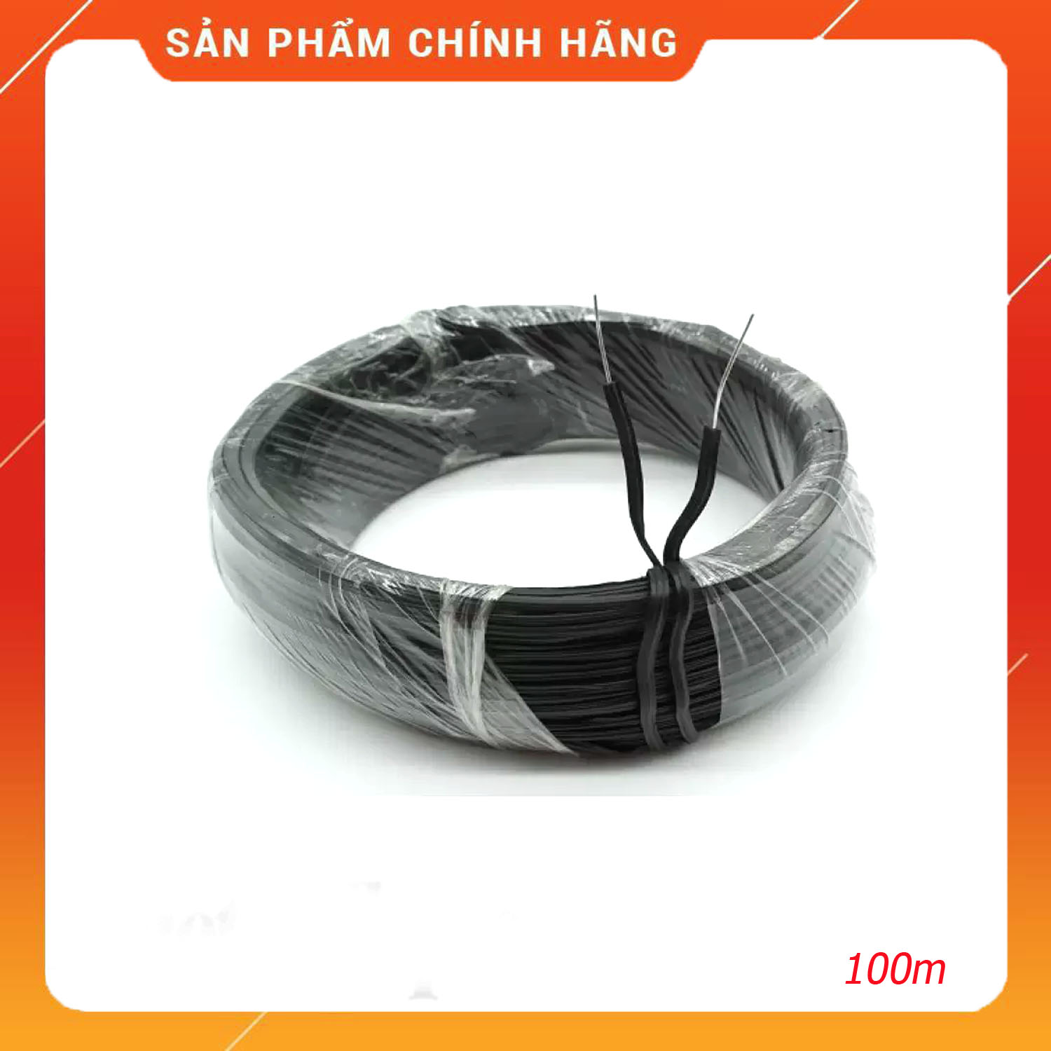 Dây buộc lõi thép màu trắng, đen 100m