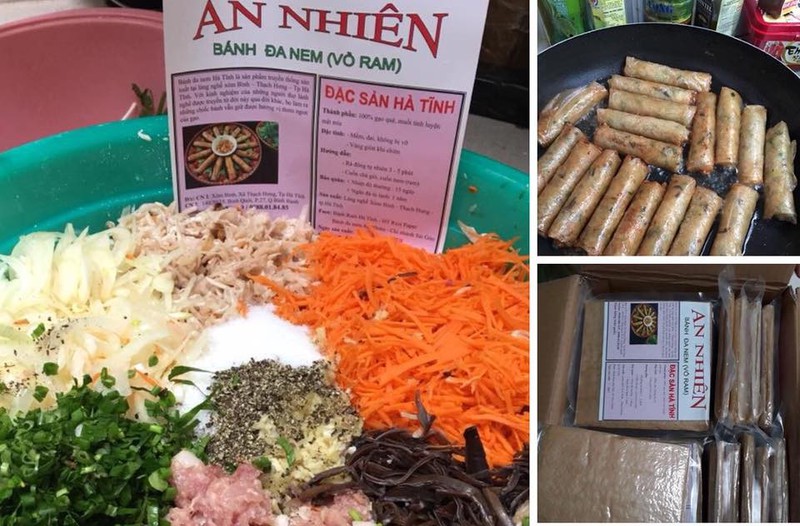 [HCM]Bánh đa nem & Vỏ ram hà tĩnh