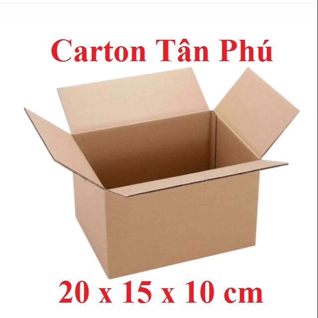 20x15x10 cm - 100 hộp carton đóng hàng