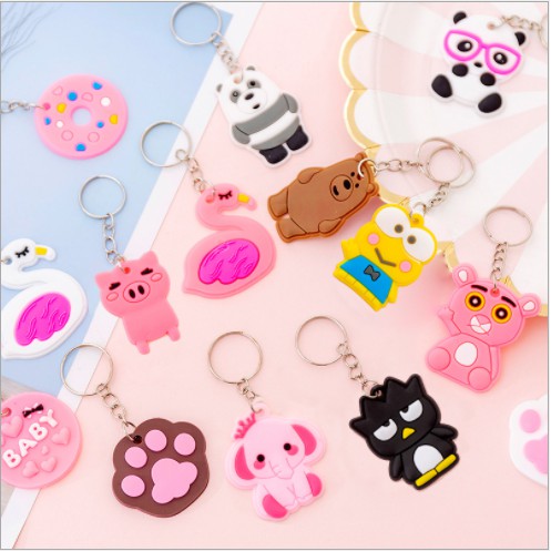 Combo 5 Móc Khóa Nhiều Hình Siêu Cute Ngộ Nghĩnh- Đồng Giá 2K
