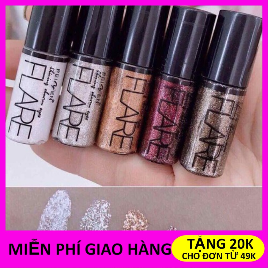 Combo 5 NHŨ MẮT KIM TUYẾN FLARE siêu xinh (tách sét)
