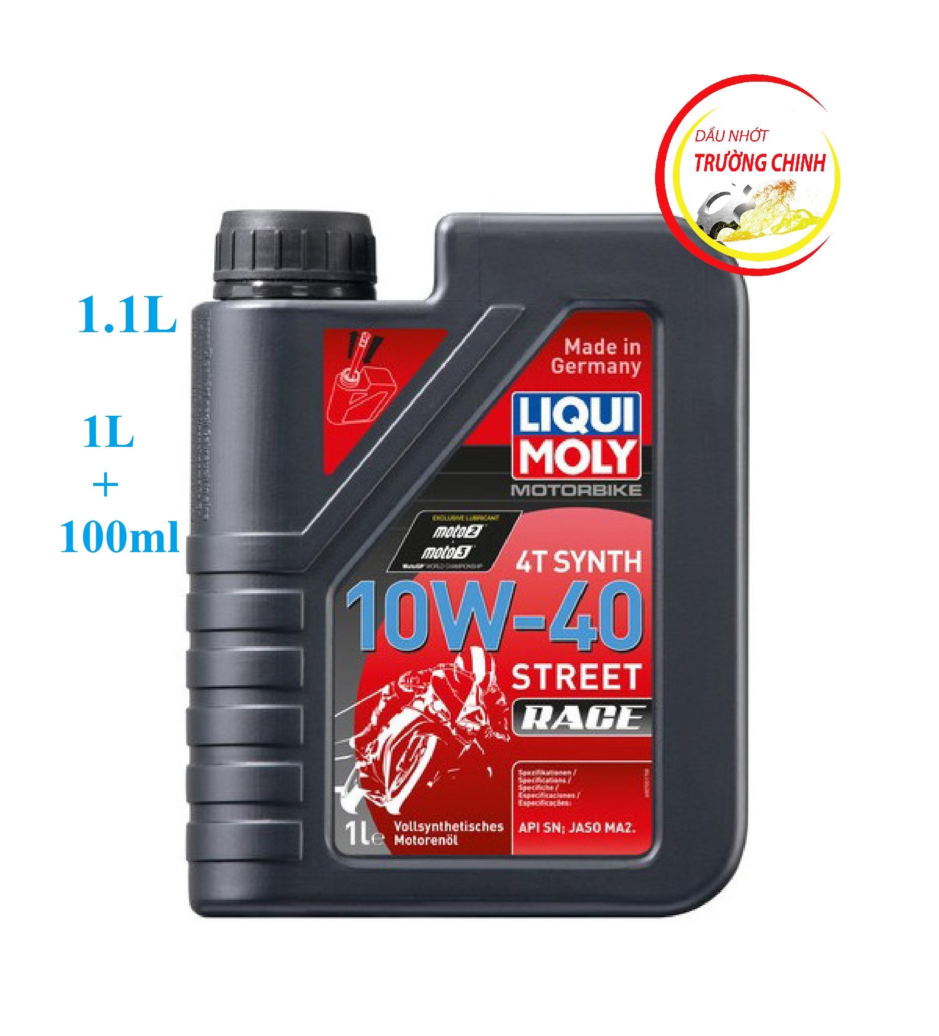 [HCM]Nhớt liqui Moly Street RACE 10W40 1.1L dành cho xe số