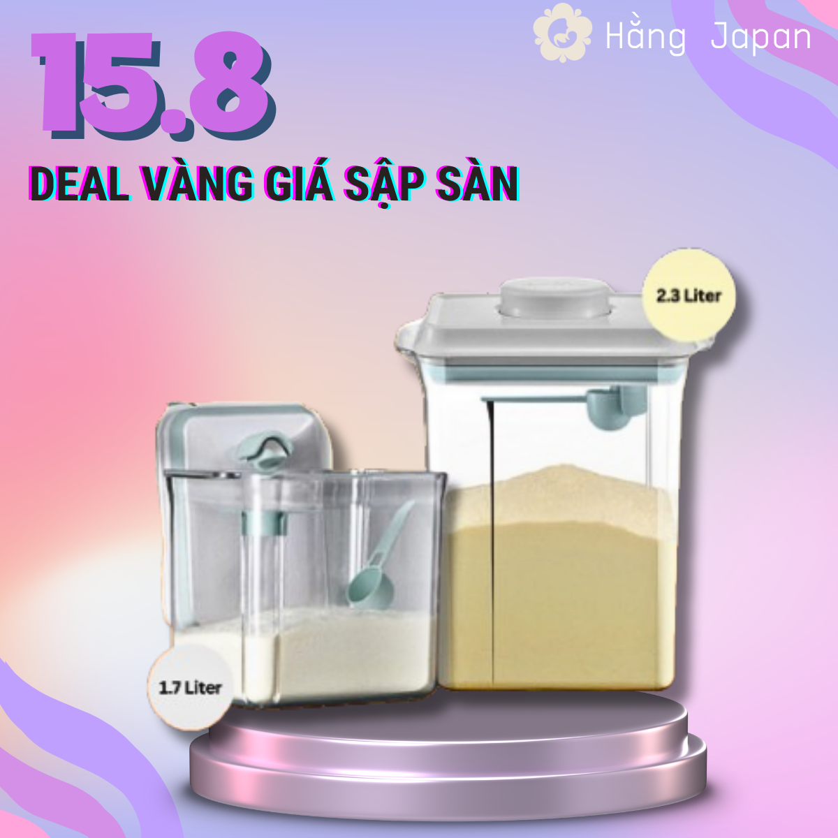 Hộp trữ sữa hút chân không cho bé Ankou của Babyhop - Hộp 1.7L/2.3L