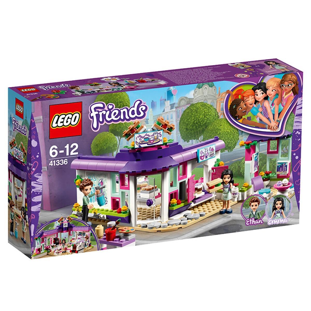 Bộ lắp ráp tiệm cà phê nghệ thuật của emma - lego friends 41336