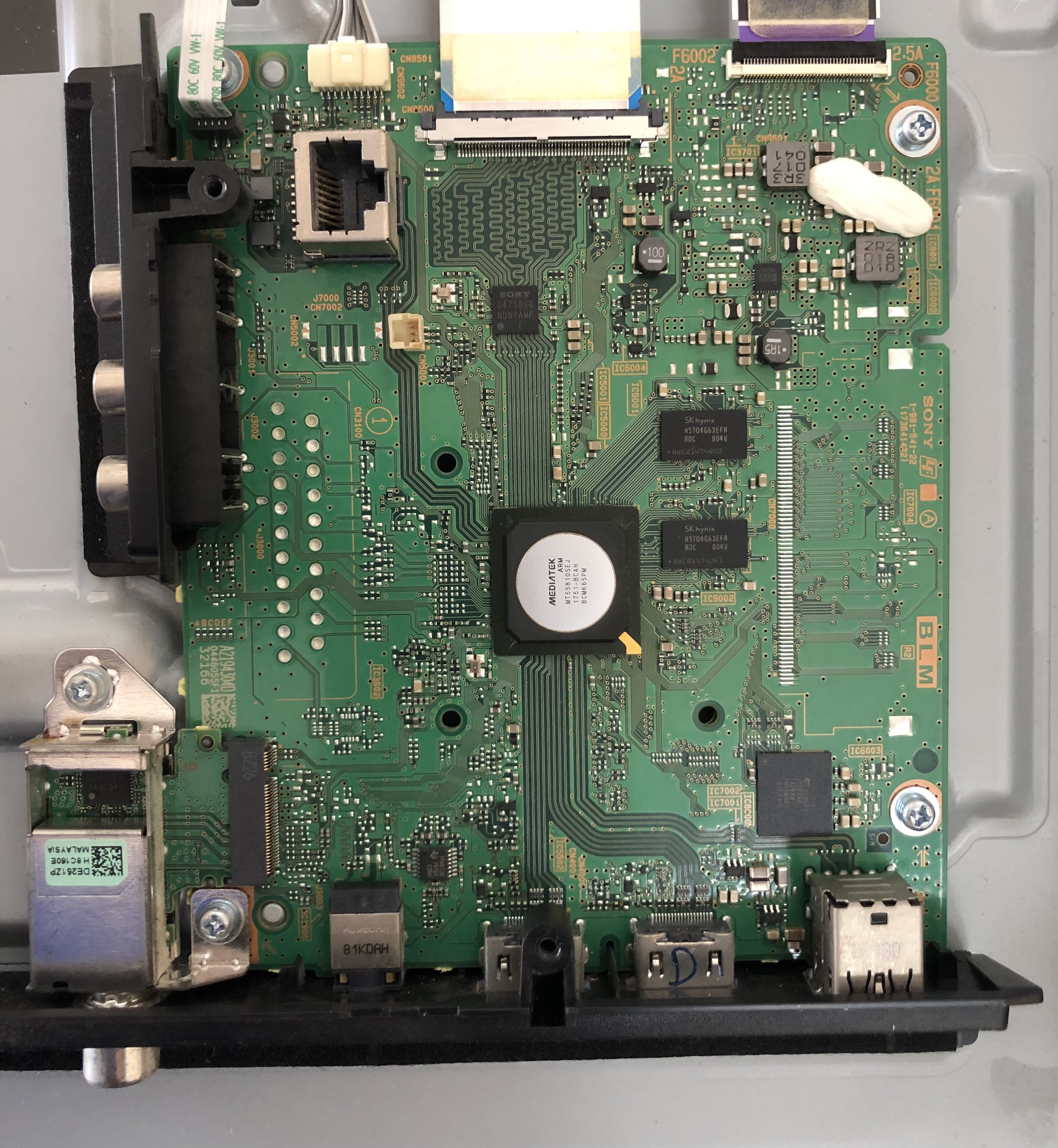 Sony 49w750e - bo khiển