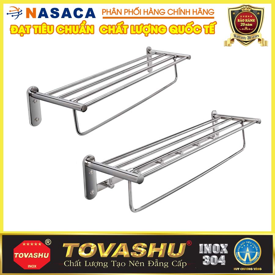 Máng khăn bồn xếp 2 loại tovashu 304-x