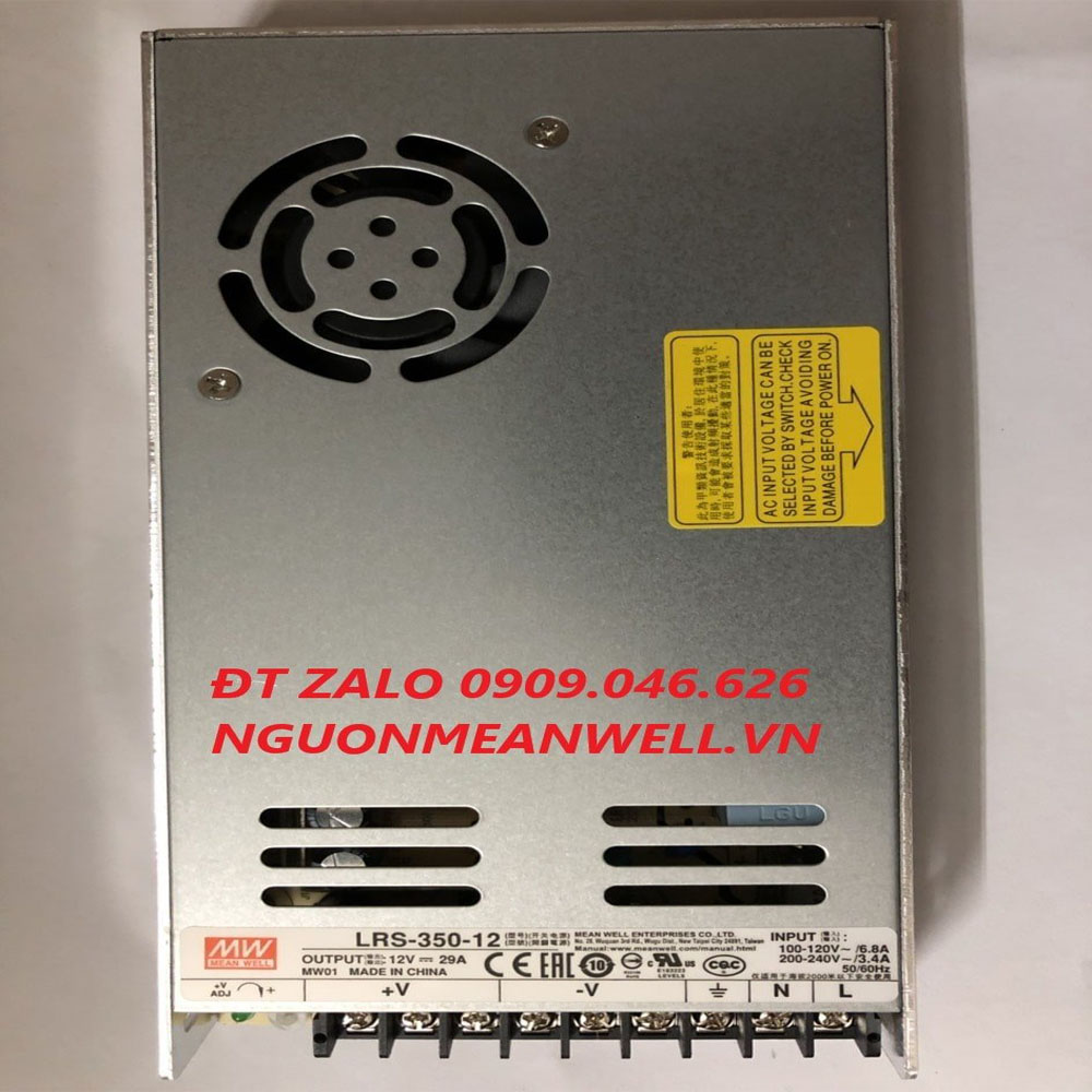 Bộ nguồn meanwell lrs-350-12