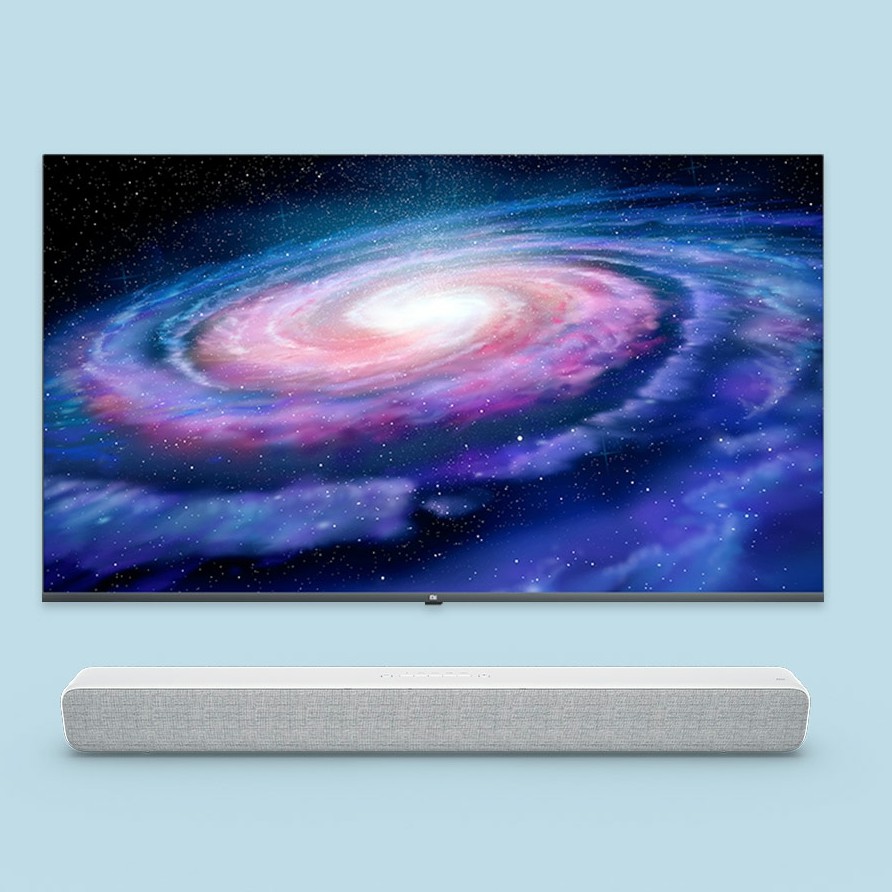 Combo xiaomi smart tivi xiaomi e65a tràn viền 65 inch 4k hdr + loa suondbar + giá treo tivi