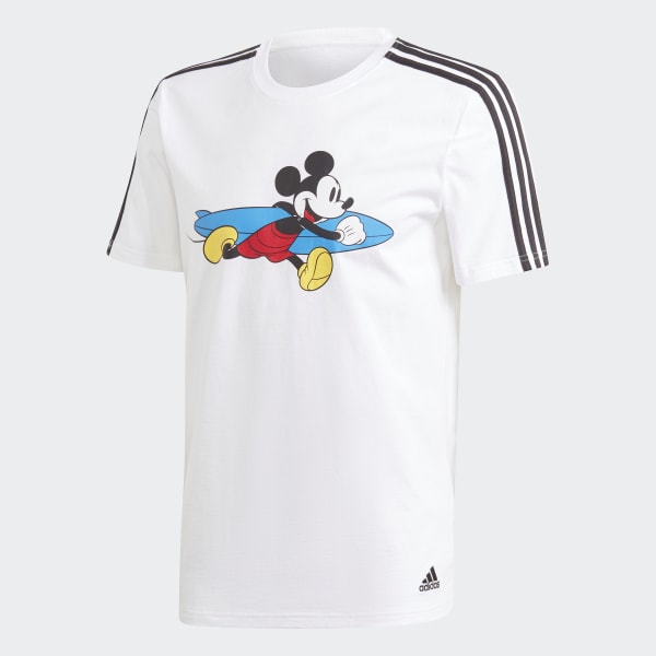 Áo adidas hình chuột Mickey - White
