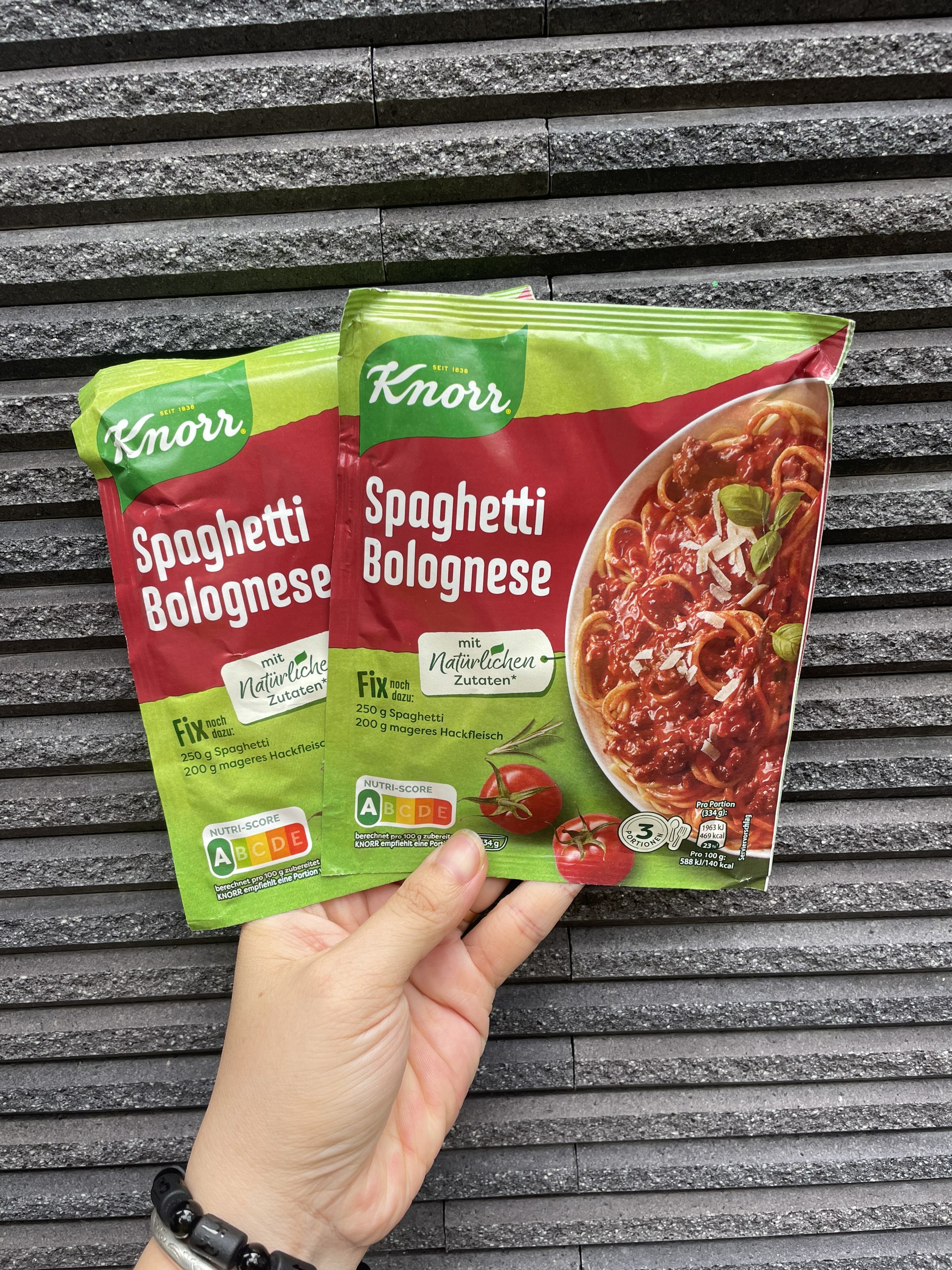 Hàng ĐỨc Gia vị Knorr làm nước sốt mỳ Ý Spaghetti với hương vị đậm đà