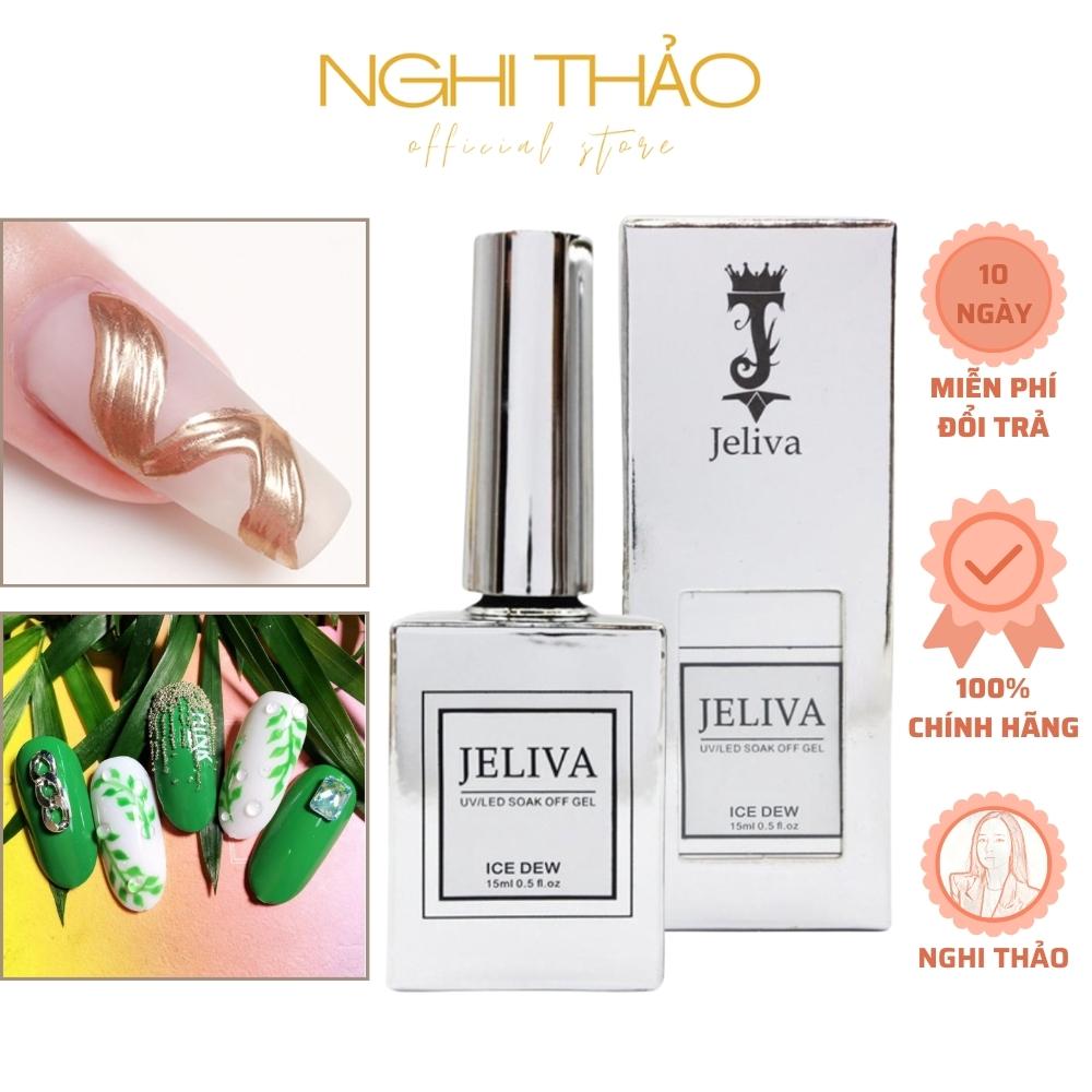 Top giọt sương nail Jeliva Nghi Thảo 15ml