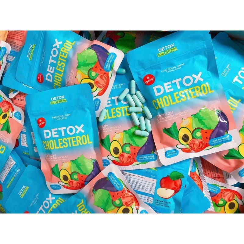 Vien uống detox mẫu mới 60 viên