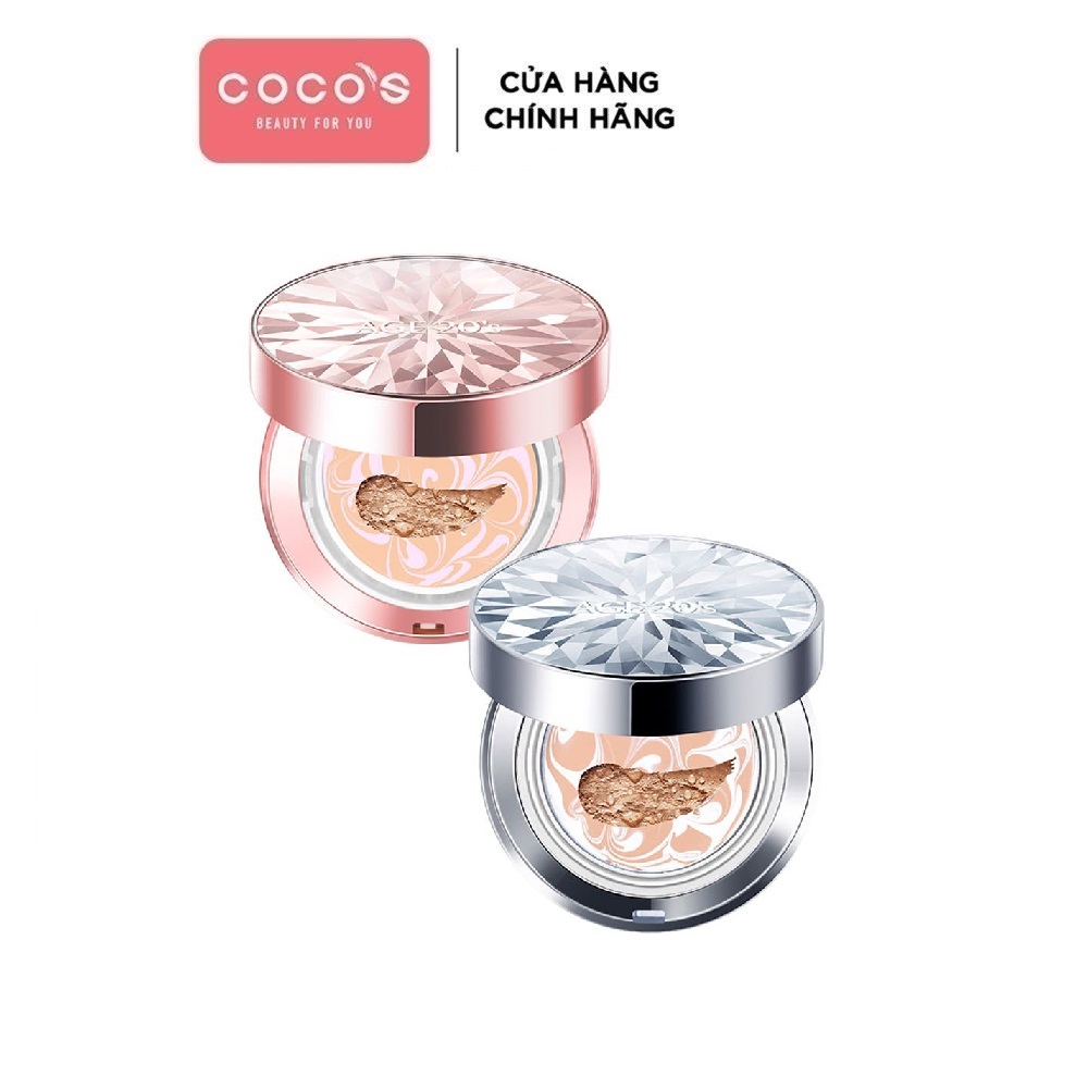 Phấn Nền Lạnh Kim Cương AGE20's Essence Cover Pact DIAMOND SPF 50+/PA +++ 12.5g