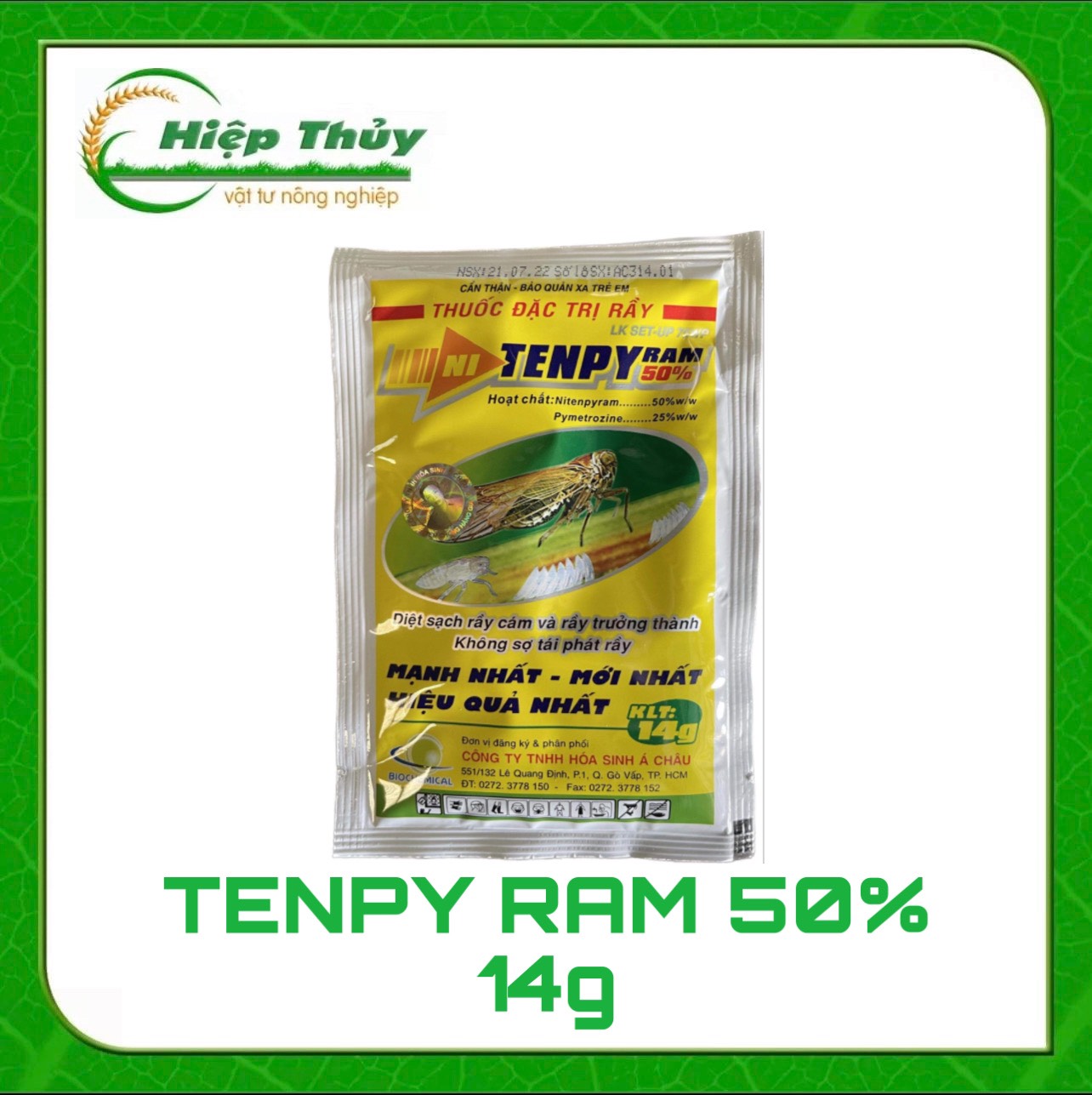 Đặc trừ rầy, bọ trĩ, bù lạch lk set up 75wp tenpy ram 50%