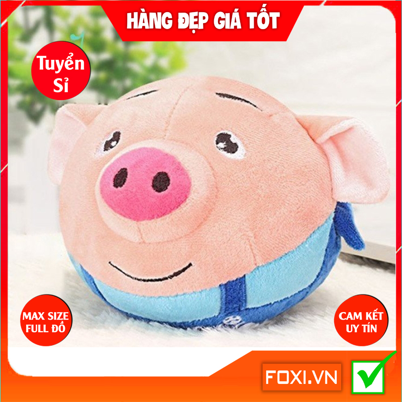Đồ chơi heo con bằng bông Foxi biết nhảy biết nhại lại tiếng người biết hát đáng yêu cute dễ thương màu sắc đẹp bắt mắt dễ thương với con vật là hình chú siêu siêu đẹp