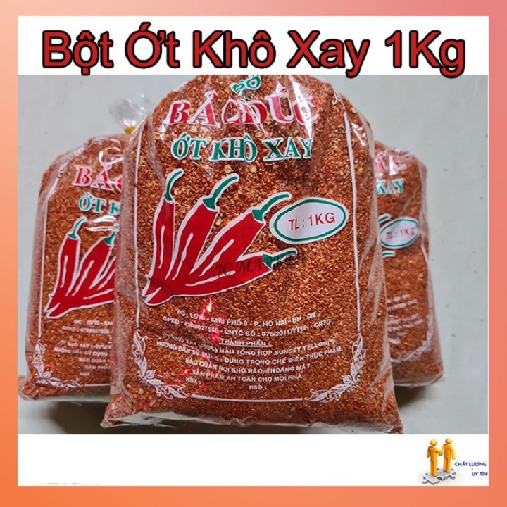 [HCM]Ớt bột khô xay không cay ướp nướng gà vịt Bảo Đức (1kg)