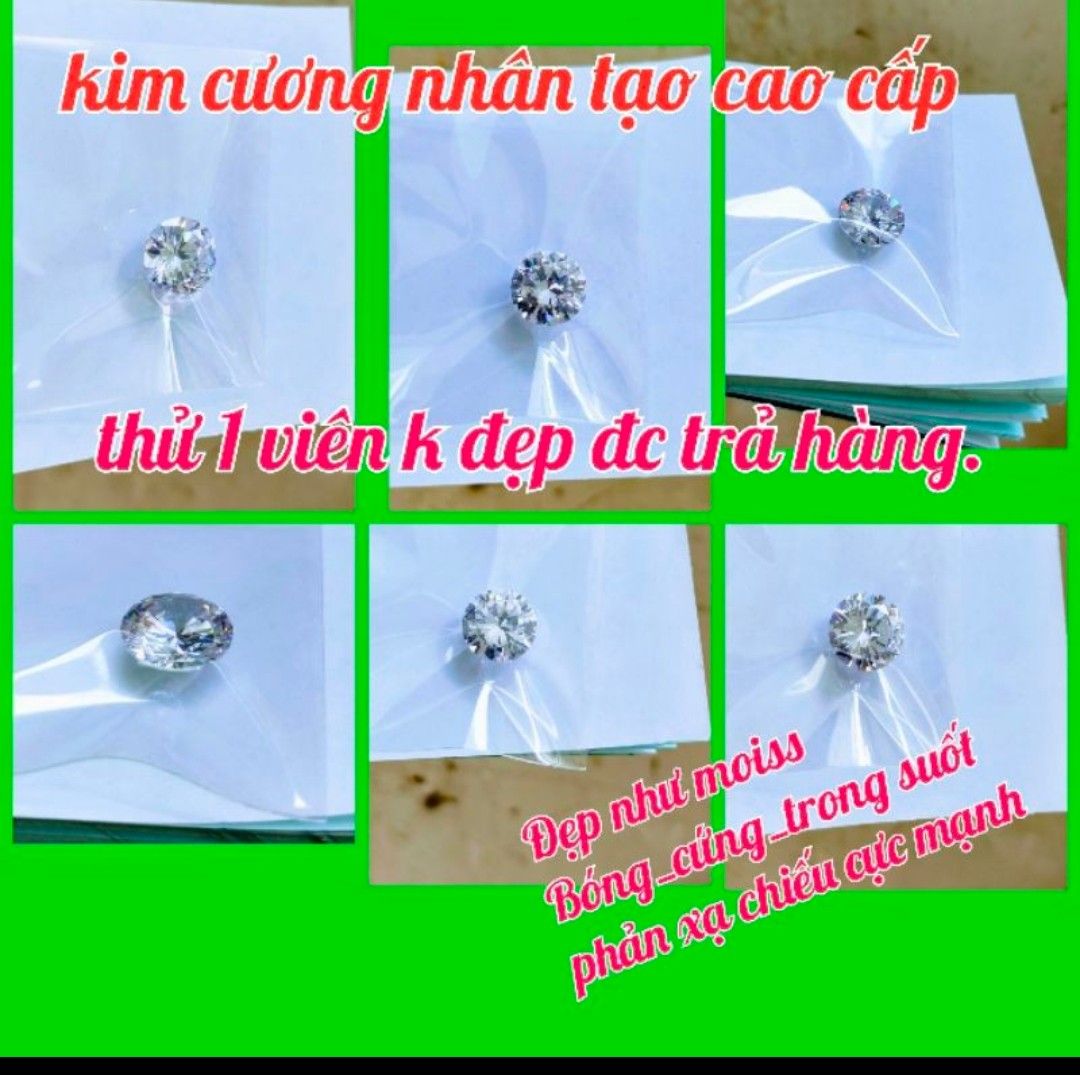 Kim cương nhân tạo 12.0 hàng đẹp