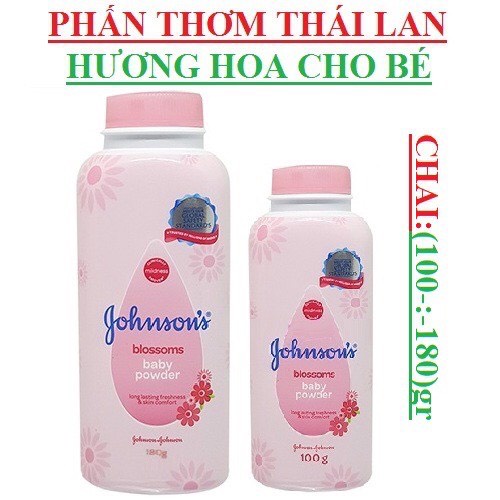Phấn rôm johnson's baby 100g/180gr