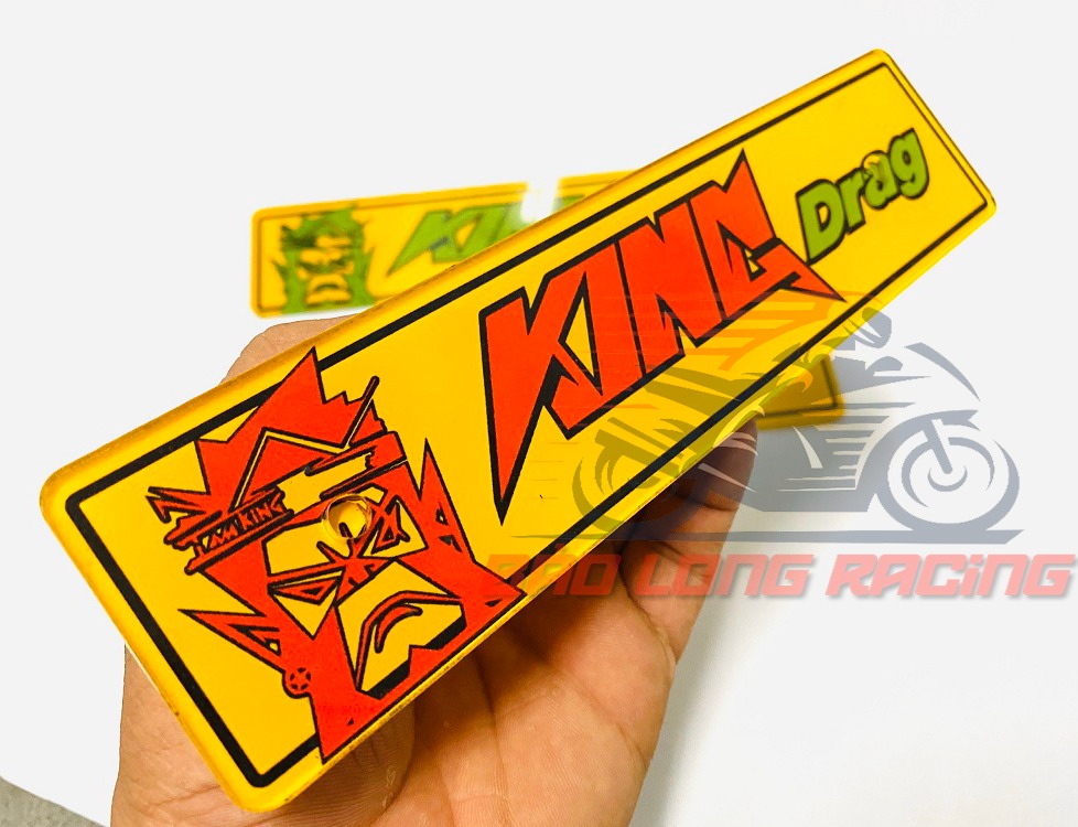 Bảng tên Thái KingDrag gắn mọi loại xe máy..tặng kèm pass gắn và ốc 001