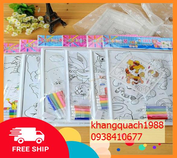 Tranh nhựa nổi 3D cho bé sáng tạo bộ 5 tranh