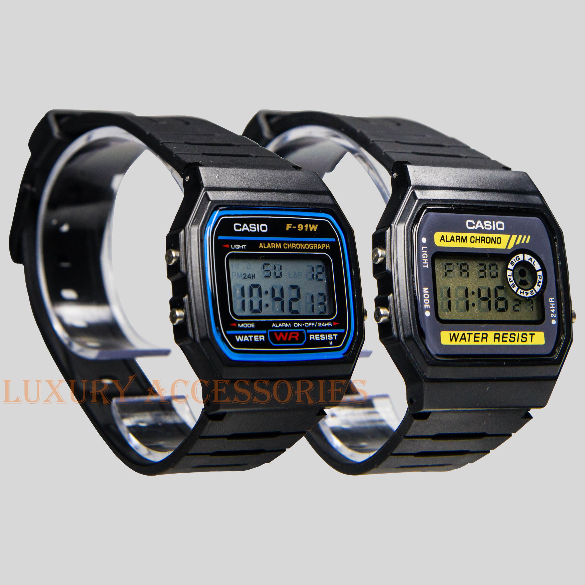 [COMBO BỘ ĐÔI CASIO HUYỀN THOẠI] Bộ đôi đồng hồ Casio F - 91W và F - 94W chính hãng siêu bền, Đồng hồ điện tử casio, Đồng hồ casio huyền thoại