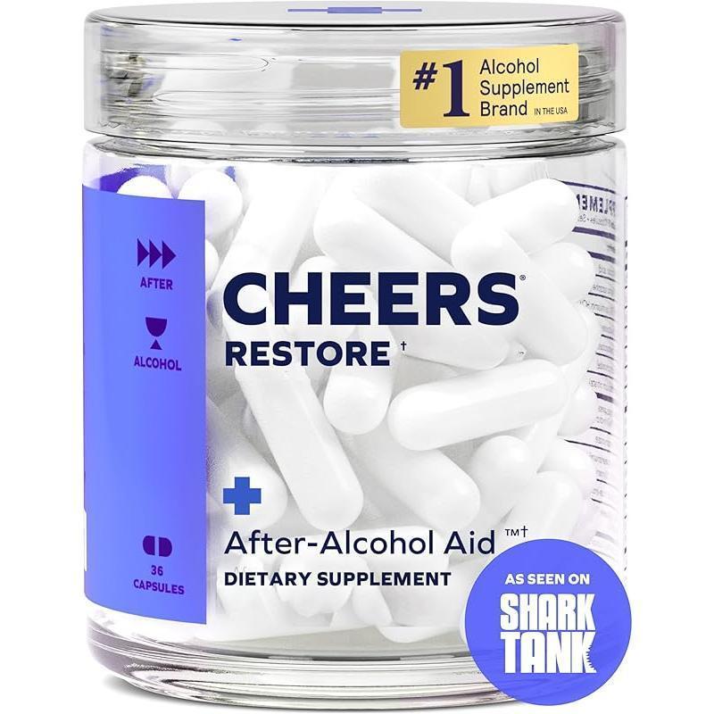 (thgryje162) Cheers Restore | Supplement with DHM + L-Cysteine | 12 Doses | 36 ct Giá 825,911 Đồng*Miễn phí vận chuyển