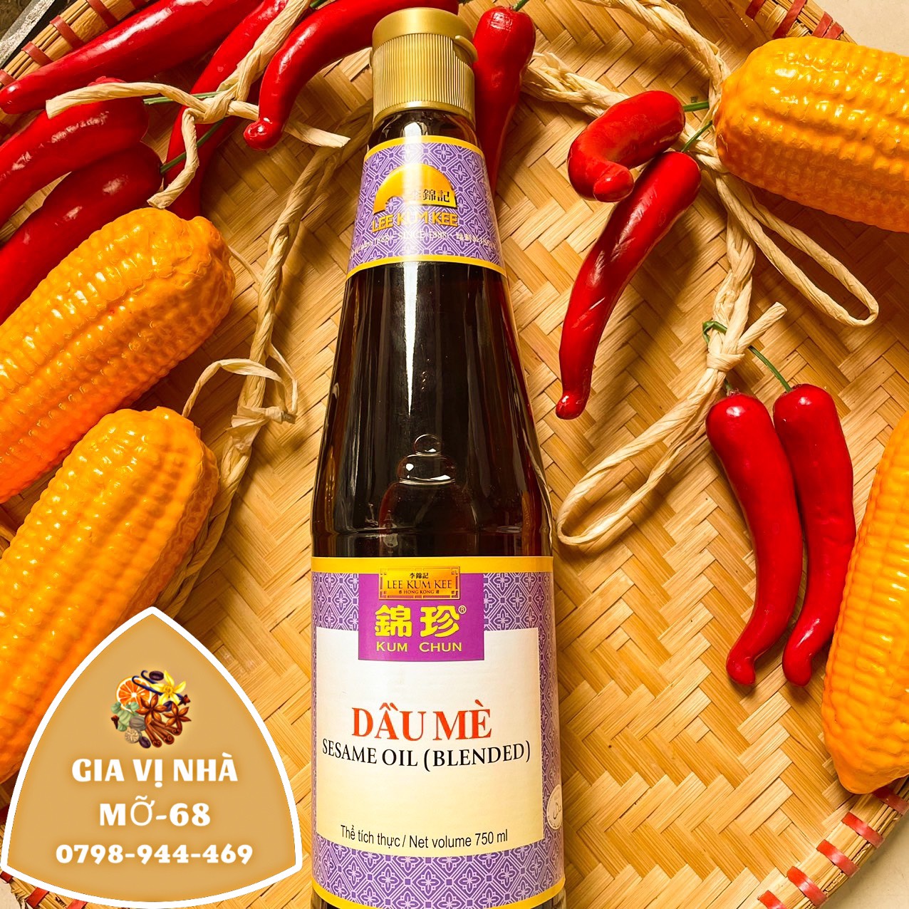 Dầu mè lee kum kee 750ml