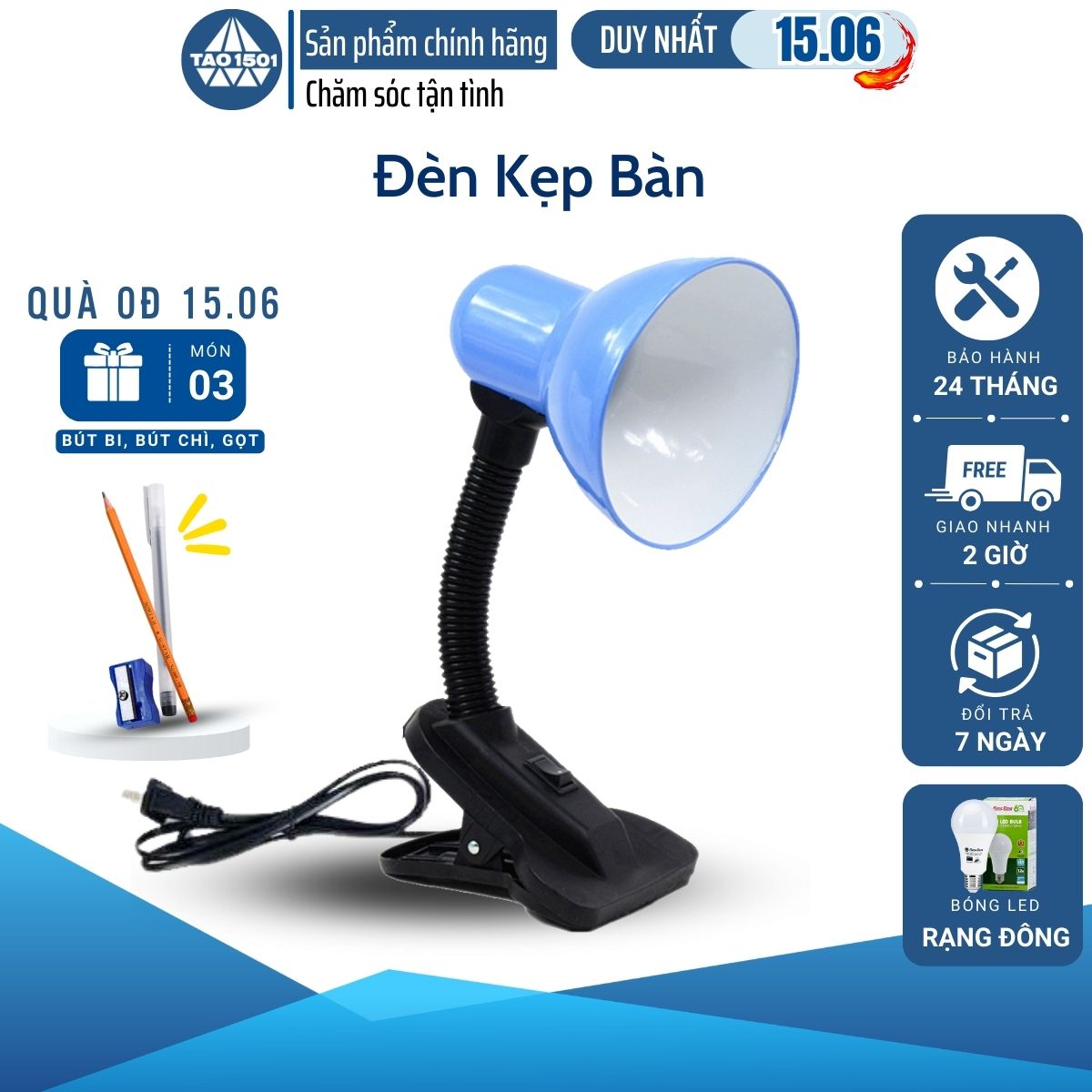 Đèn Gắn Bàn TA1411 TAO1501 - Bóng LED Chống Cận FSL Chính Hãng