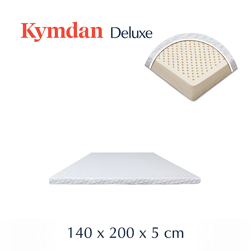 Nệm cao su thiên nhiên kymdan deluxe 140 x 200 x 05 cm