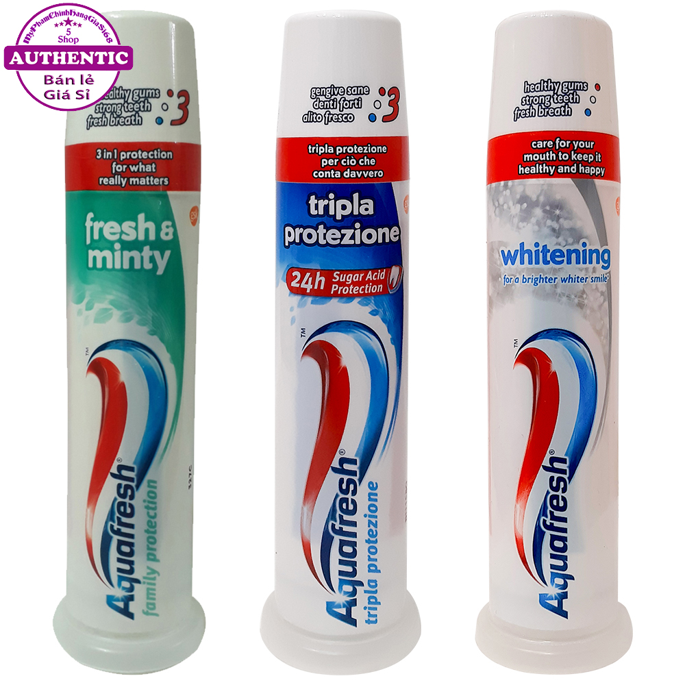 Kem đánh răng aquafresh family protection