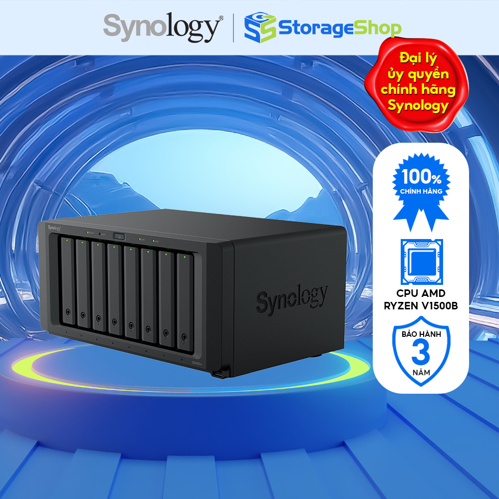 Thiết bị lưu trữ Synology DiskStation DS1825+ 5bay chính hãng bảo hành 3 năm