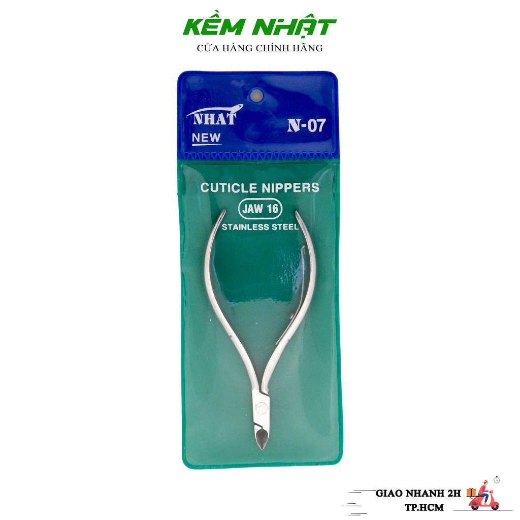 • Kềm cắt da Vuông Trắng mạ inox | Kềm Nhật