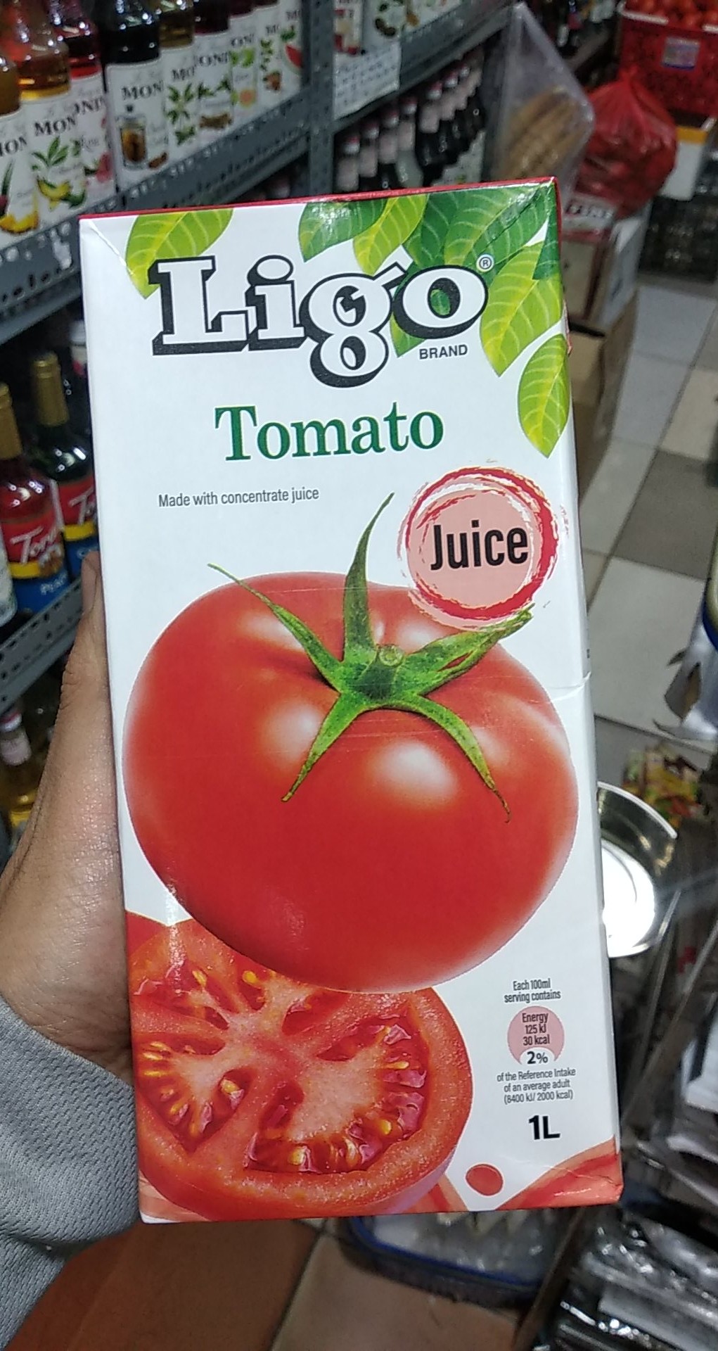 Nước ép cà chua Tomato Juice Ligo 1L
