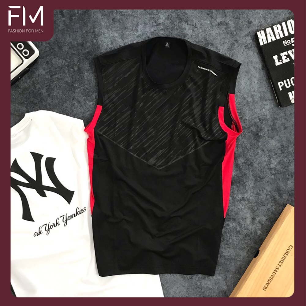 [OUTLET] Áo thun ba lỗ nam sát nách dáng thể thao, thấm hút mồ hôi, thoải mái vận động – FORMEN SHOP – FMIW141