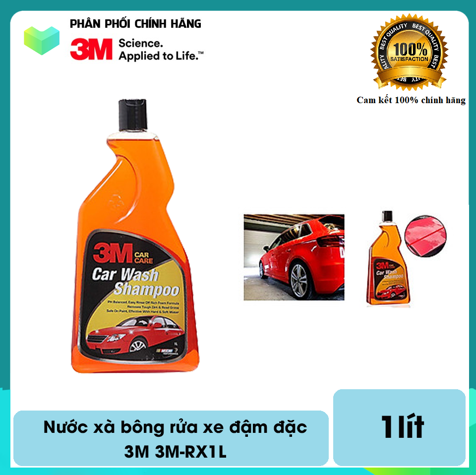 Nước xà bông rửa xe đậm đặc 3m 3m-rx1l