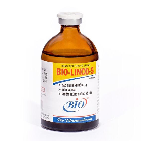 [HCM]BIO- LINCO S chai 20ml. Gà hokhò khèCRD sưng phù đầu. chó mèo tiêu chảy ra máu ho khò khè