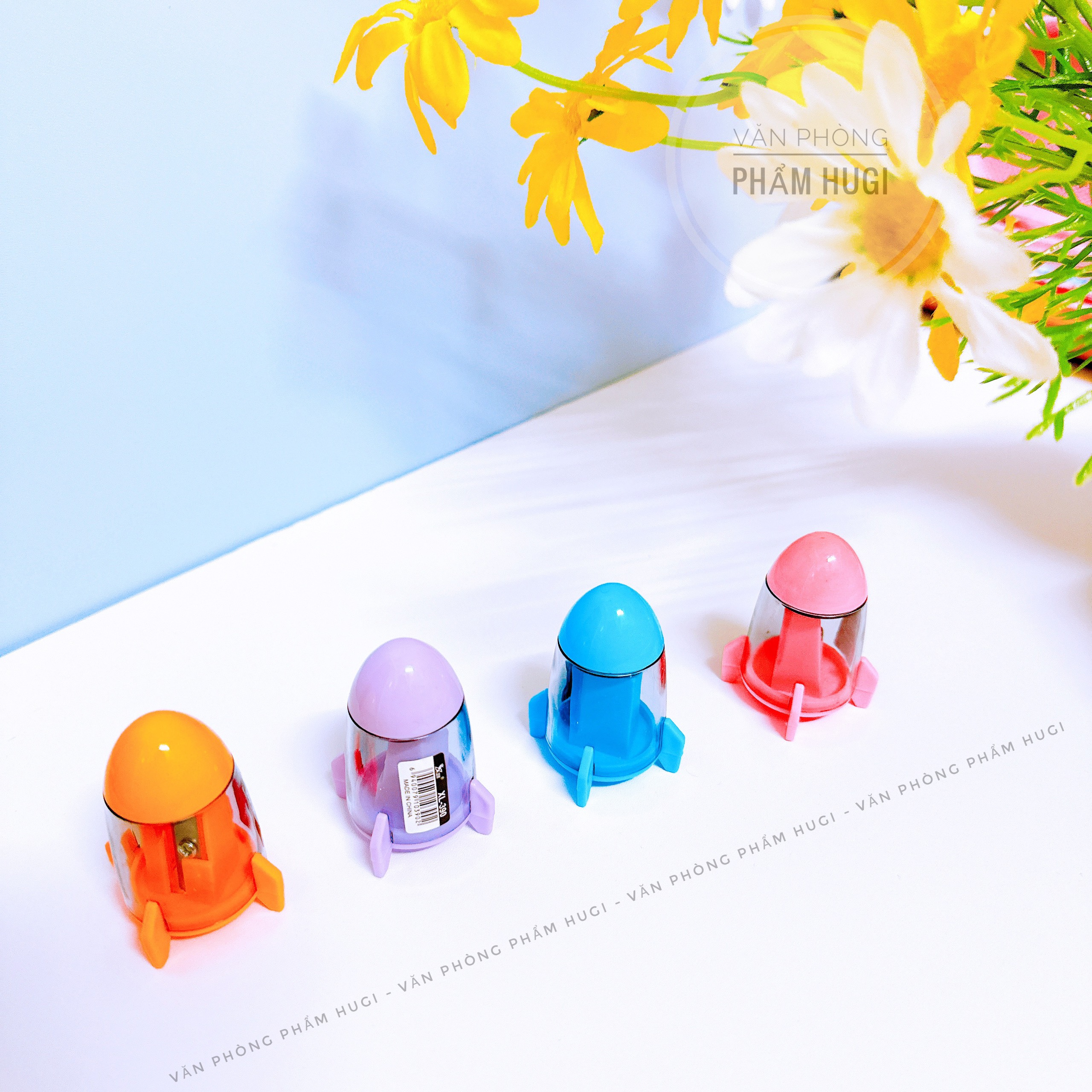 Combo 2 cái Gọt bút chì hình Tên Lửa dễ thương dành cho học sinh