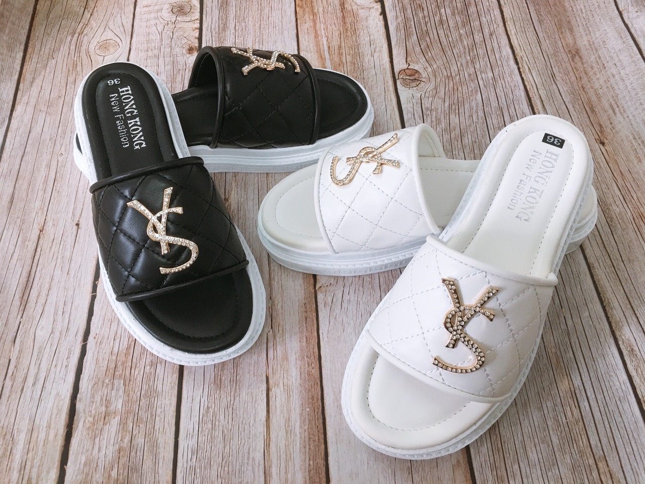 (VIDEO+HÌNH THẬT) Dép Nữ Quai Ngang Dép Bánh Mì YS QUẢNG CHÂU- Đế Bằng -CAM KẾT HÀNG LOẠI 1