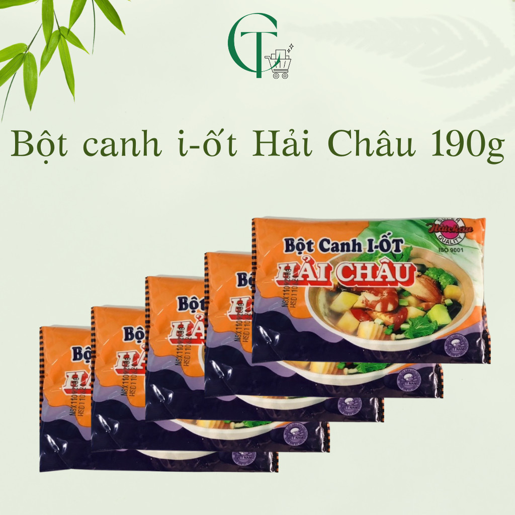 Combo 5 gói bột canh i-ốt hải châu 190g