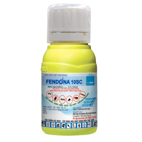 Fendona 10SC lọ 50ml - diệt và xua đuổi côn trùng diệt dán diệt kiến diệt muỗi ruồi có hiệu lực lên tới 3 tháng.